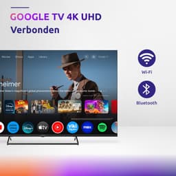 STRONG - TV 50" (126 cm) SRT50UG7773C - Smart Google TV 4K UHD - Chromecast - Google Assistant - Dolby ATMOS - Doly Vision - Drievoudige tuners - Wifi - Bluetooth - Port Ethernet - 3xHDMI + 2xUSB - NETFLIX — thumbnail 4