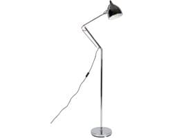Zuiver Reader Leeslamp/ Vloerlamp Chrome - Zilver
