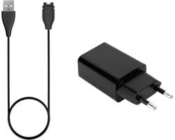 Bandz oplader met adapter geschikt voor Garmin Vivoactive 3 / 4 / 5 / Venu (SQ) 2 / 2s / 2 Plus / Venu 3 / 3s / Fenix 5 / 5s / 5x / Fenix 6 / 6s / 6x / Fenix 7 / 7s / 7x / Fenix 8 / Forerunner 55 / 165 / 245 / 255 / 265/Instinct