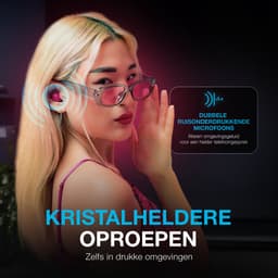 JLAB Go Pop ANC TWS In-ear Draadloze oordopjes Met Noise-cancelling Fuschia — thumbnail 4