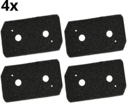 Bramokava – Droger Filter – 4 Stuks – Geschikt voor Bosch Siemens - Condensor Wasdroger Droogkast Schuimfilter – Alternatief voor 12007650 – 225x125x20 mm — thumbnail 2