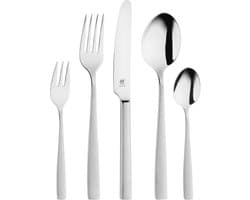 60-delige tafelbestekset voor 12 personen van hoogwaardig roestvrij staal