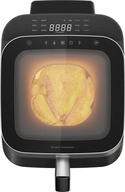 4Swiss ABB-025 SkylightView - Airfryer - 6.5L - 1700W - Glas - Touchscreen Display - Zwart — thumbnail 11