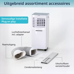 Könighaus - Mobiele Airco - Snel & Efficiënt - 7000 BTU - Afstandsbediening en App — thumbnail 8
