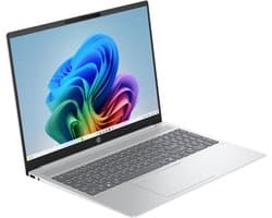 HP OmniBook 5 NGAI 16-ag1660nd Copilot+ PC AMD Ryzen AI 7 350 Laptop 40,6 cm (16") 2K 24 GB LPDDR5x-SDRAM 512 GB SSD Wi-Fi 6 (802.11ax) Windows 11 Home Zilver