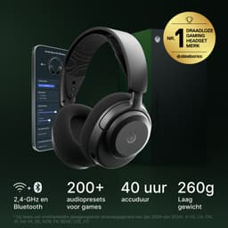 SteelSeries - Arctis Nova 3X Wireless - Xbox - Black — thumbnail 4
