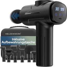 Massagepistool met 6 massagekoppen, 30 snelheden en USB-C-aansluiting voor diepere spiermassage — thumbnail 1