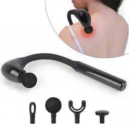 Zelfmassagepistool met J-vormig handvat en 5 niveaus voor diepe weefselmassage — thumbnail 1