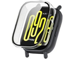 Watch case screenprotector - hoesje - gehard glas - geschikt voor Xiaomi Redmi Watch 5 Active - transparant