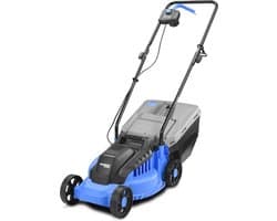 Elektrische grasmaaier 1200 W met 34 cm maaibreedte en 30 liter grasopvangmand