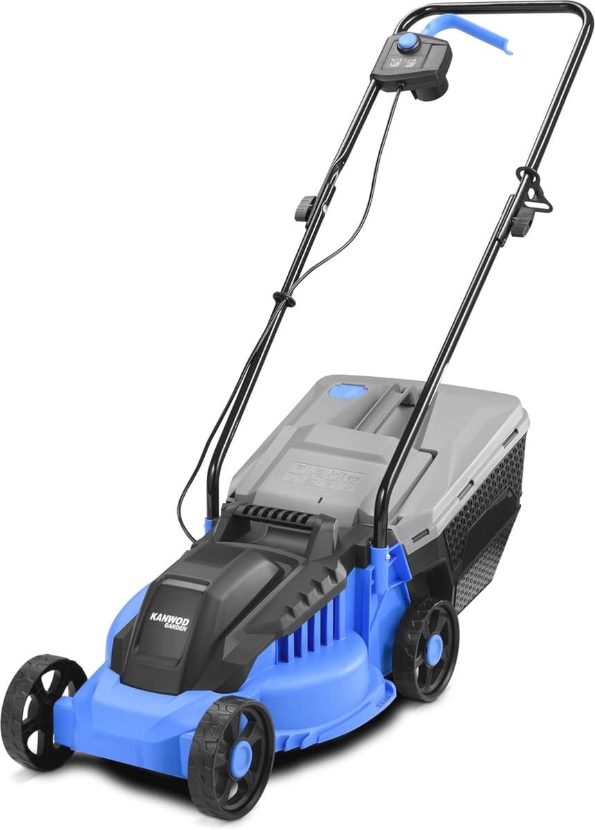 Elektrische grasmaaier 1200 W met 34 cm maaibreedte en 30 liter grasopvangmand — afbeelding 1