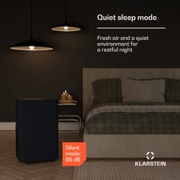 Klarstein Mobiele Airco AireLux Draagbare Airconditioner - 14.000 BTU, Smart App & Voice Control, voor kamers tot 30 m², 4-in-1 Koelen, Ontvochtiger, Ventilator & Slaapstand, Stil, Window Kit Inbegrepen, Donkergrijs — thumbnail 5