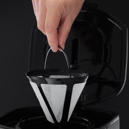 Russell Hobbs 23241-56 Luna Moonlight Grey - Filterkoffiezetapparaat met glazen kan - Grijs — thumbnail 4