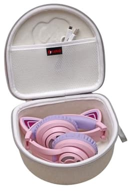 Tas voor Draadloze Over-Ear Koptelefoon voor Kinderen - Wit — thumbnail 5