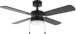 Plafondventilator met Verlichting en 3 Snelheden - 42 Inch, 50W, 4 Omkeerbare Bladen, Zomer/Winter Modus — thumbnail 5