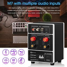 Digitale HiFi Audio Versterker met Bluetooth, USB en Karaoke Functies — thumbnail 4
