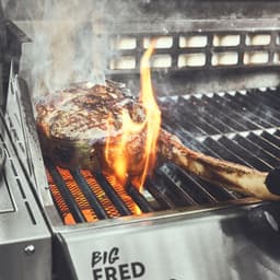 BURNHARD® 4 Branders gasbarbecue Big FRED Black Series 3 incl. achterbrander, keramische 900°C infraroodbrander, zijkookplaat, gietijzeren grillrooster + uitklapbare zijtafels — thumbnail 2
