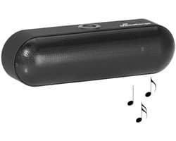 Draagbare Bluetooth stereo-luidspreker - zwart