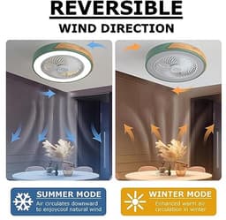Moderne Plafondventilator met Verlichting en Afstandsbediening - 6 Snelheden en Verstelbare Kleurtemperaturen — thumbnail 5