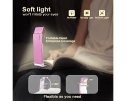 Oplaadbare Boeklamp - Dimbare LED Leeskamp voor Bed met Vouwbare Clip