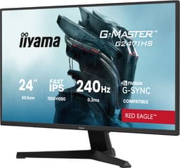 iiyama G-Master G2471HS-B1 Red Eagle - 24 inch - Full HD - IPS - 240 Hz - G-Sync compatible — thumbnail 8