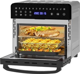MMP® Heteluchtoven - Oven - Airfryer Oven - Zwart - 20cm x 25cm x 20cm — thumbnail 2