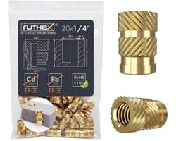 ruthex Schroefdraadinzet RX-1/4“-20x12.7 GE-1/4x127-001