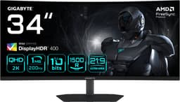 Monitor Gigabyte G34WQC2 EK UltraWide Quad HD 34" — thumbnail 1
