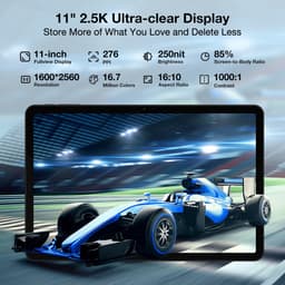 Tablet met toetsenbord DOOGEE T40 11"2,5K 20 GB RAM + 512 GB ROM Android 14 met Helio G99 Batterij 8580 mAh 16 MP + 8 MP Face ID,Zwart — thumbnail 5
