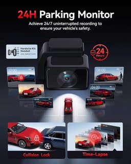 Redtiger F4 Pro 4K Touch Wifi Gps 2CH 128gb dashcam - Sony Starvis 2 sensor - 2,2 inch touchscreen Lcd - Wifi - Gps - Parkeermodus - 4K + Full HD resolutie - 128gb Micro SD kaart - dashcam voor auto — thumbnail 3