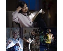 Boeklicht Neklamp LED-leeslamp met Oogbeschermingsmodus Oplaadbaar Flexibele Armen voor Lezen, Breien, Kamperen