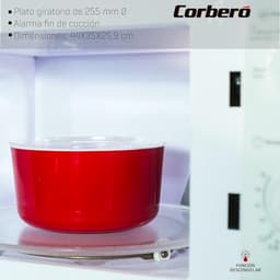 Magnetron met Vrije Installatie - 20 L, 700 W, 5 Standen, Mechanische Bediening — thumbnail 2