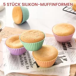 PromoHome 5-delige Siliconen Broodbakvormen Set - Rechthoekige Anti-Aanbak Bakvormen voor Oven, Airfryer en Vaatwasser - Geschikt voor Brood, Cake en Brownies — thumbnail 6