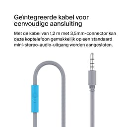 Koptelefoon kinderen met draad - Kinderkoptelefoon - Bedrade hoofdtelefoon - Veilig volume - School - Tablet - Laptop - Reizen - Muziek luisteren — thumbnail 5