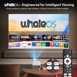 Beamer – Projector – Mini Beamer – Smart Projector – Full HD – 700 ANSI Lumen – WiFi 6 & Draagbaar — thumbnail 5