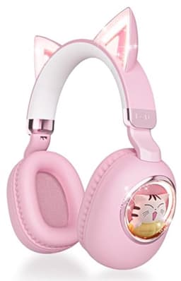 Draadloze Bluetooth Hoofdtelefoon voor Kinderen - Perfect voor School en Speelplezier (Roze) — thumbnail 1