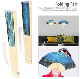 Opvouwbare Handventilator Set met Bloemenprint voor Dansen en Decoratie — thumbnail 1