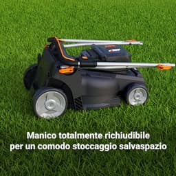 Draadloze Grasmaaier 40V met 41 cm Snijbreedte en 50L Grasopvangbak – Krachtige Borstelloze Motor en 6 Snijhoogte-instellingen — thumbnail 2