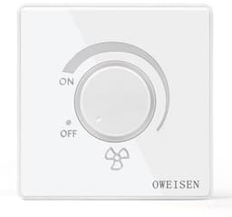 Jadeshay Fan Speed Controller Speed Controller 230V 86 Ceiling Type 10A Speed Controller Fan Wall Mounted LED Dimmer 230V 220V — thumbnail 3