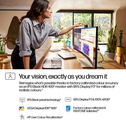 HP Series 7 Pro Serie 7 Pro 34 inch WQHD Conferencing Monitor - 734pm — thumbnail 2