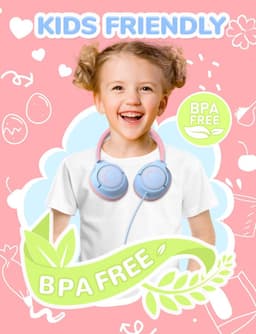 Koptelefoon kinderen met draad - Kinderkoptelefoon - Bedrade hoofdtelefoon - Veilig volume - School - Tablet - Laptop - Reizen - Muziek luisteren — thumbnail 5