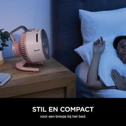 Krachtige Draagbare Ventilator met Verneveling - Geschikt voor Binnen en Buiten, Stil, Draadloos en Lichtgewicht, Tot 20 Meter Luchtstroom — thumbnail 2