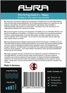 Rookvloeistof 5 liter - Ayra Pro FX Heavy - Multikleur — thumbnail 4