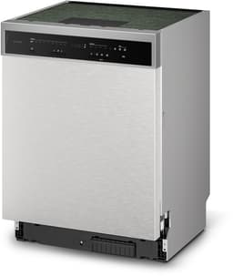 Klarstein Vaatwasser Verosteel inbouwvaatwasser 60 cm - 14 couverts, 9 programma's, stil 42 dB, energieklasse A, AquaStop, kinderslot, roestvrij staal, inbouwvaatwasser - Vaatwasmachine - voor Keuken - Energiezuinig - RVS - Dishwasher — thumbnail 5