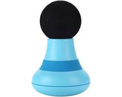 Mini spiermassager Spierontspanning USB oplaadbaar 6 snelheden draagbare vibratiemassager voor nek, schouders en rug