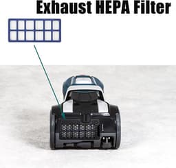 Filter vervangingsset - 2 stuks - geschikt voor Hoover U81 Breeze serie - vervanging 35601724 - voor stofzuiger zonder zak draadloos — thumbnail 2