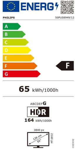 Philips The One 50PUS8949 - Ambilight - 50 inch - 4K LED - 2024 — thumbnail 2