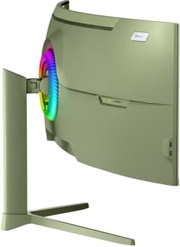 Arozzi Nova 49" Gaming Monitor - Curved - DQHD VA - 165Hz - USB-C - Bosgroen — thumbnail 4
