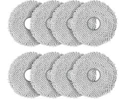 8-delige Vervangende Reinigingsdoeken voor Eureka J15 Pro Ultra Stofzuigerrobot, Rotatieve Reinigingstampons Accessoires