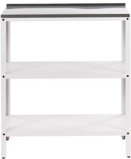 BELIANI VILAMA - Buitenkeuken eiland - Wit - 80x50x92 cm - Staal — thumbnail 4